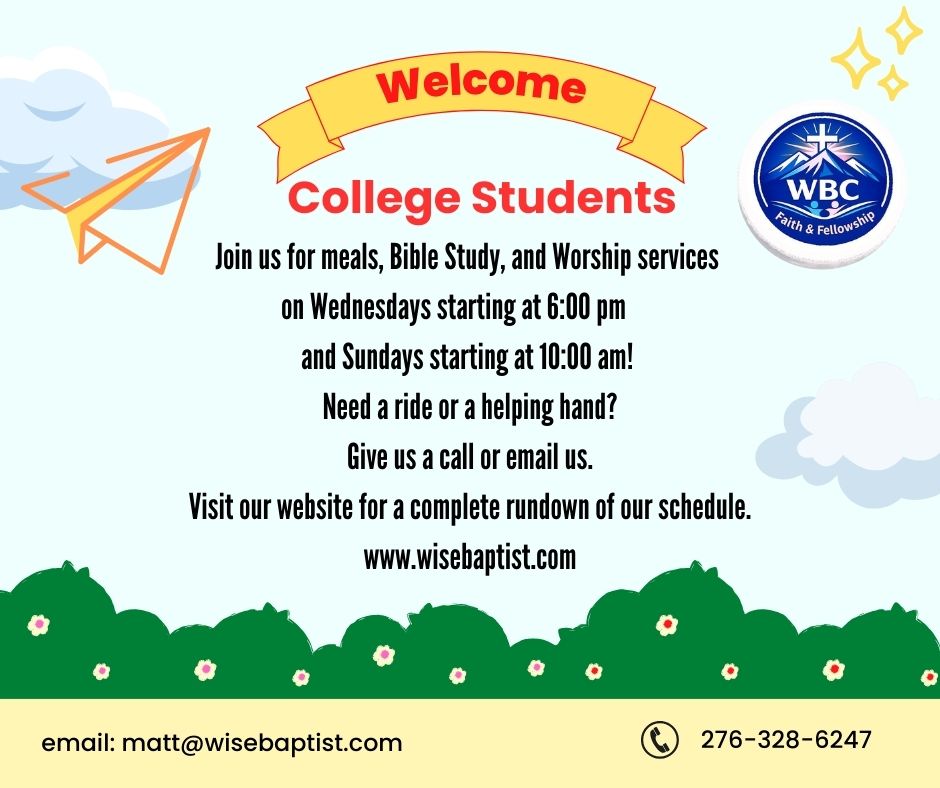 college welcome image